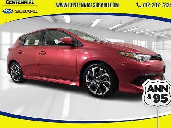 TOYOTA SCION IM 2016 JTNKARJE1GJ516095 image